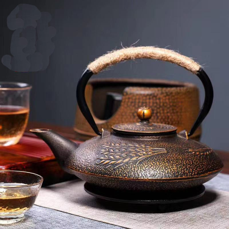 Funki Findz | Teapots | Cherry Blossoms Cast Iron Tea Kettle