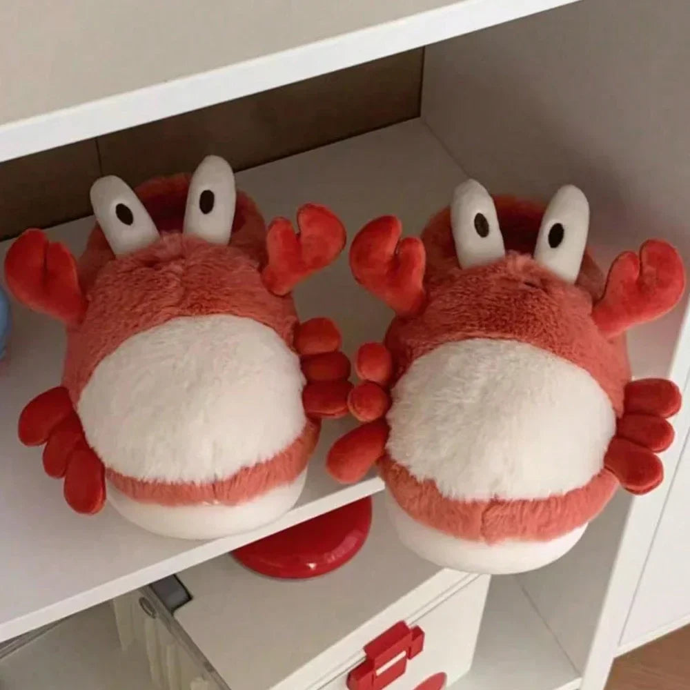 Funki Findz | Shoes | Women's Cute Crab Winter Soft Slippers