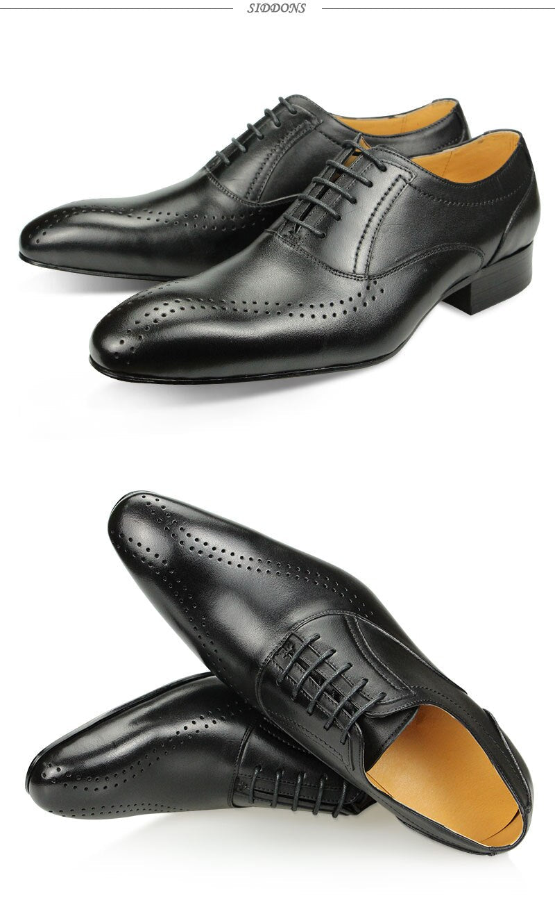 Funki Findz | Shoes | Men's Genuine Leather Brogue Shoes