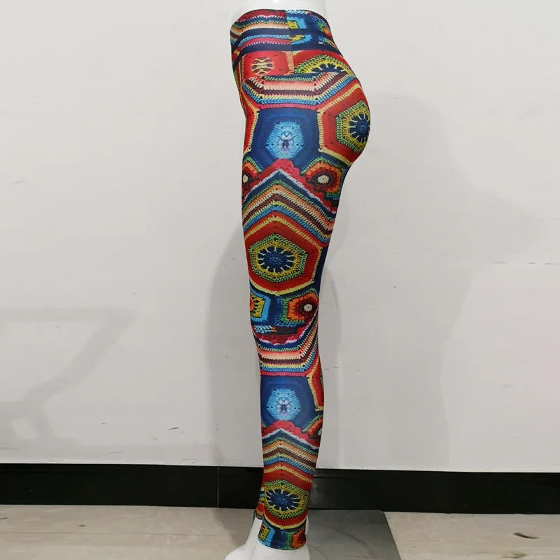 Funki Findz | Pants | Women High Waist Yoga Printed Leggings