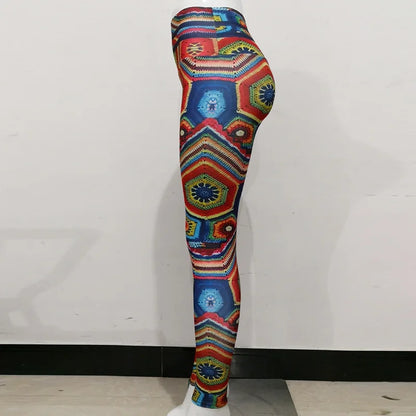 Funki Findz | Pants | Women High Waist Yoga Printed Leggings
