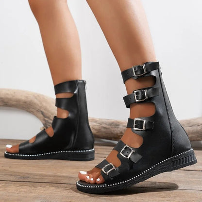 Funki Findz | Shoes | Women's Gothic Open-toe Roman Sandals