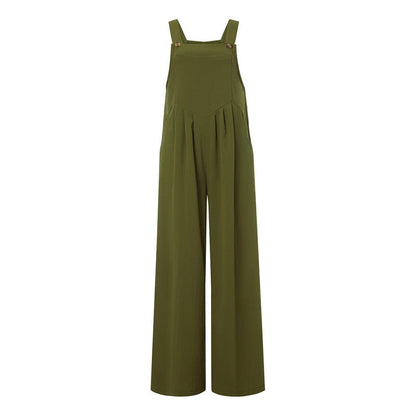 Funki Findz | Pants | Women's Elegant Wide Leg Bib Romper
