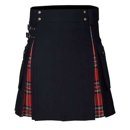 Funki Findz | Skirts | Men's Modern Gothic Punk Plaid Pleated Kilt