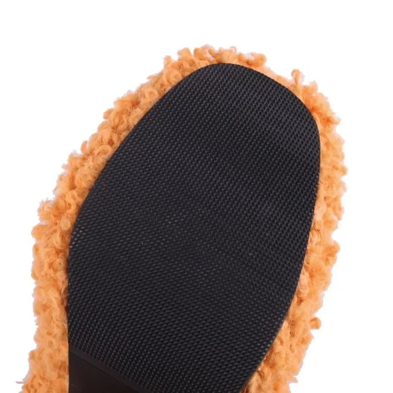 Funki Findz | Boots | Women's Fuzzy Faux Wool Platform Boots