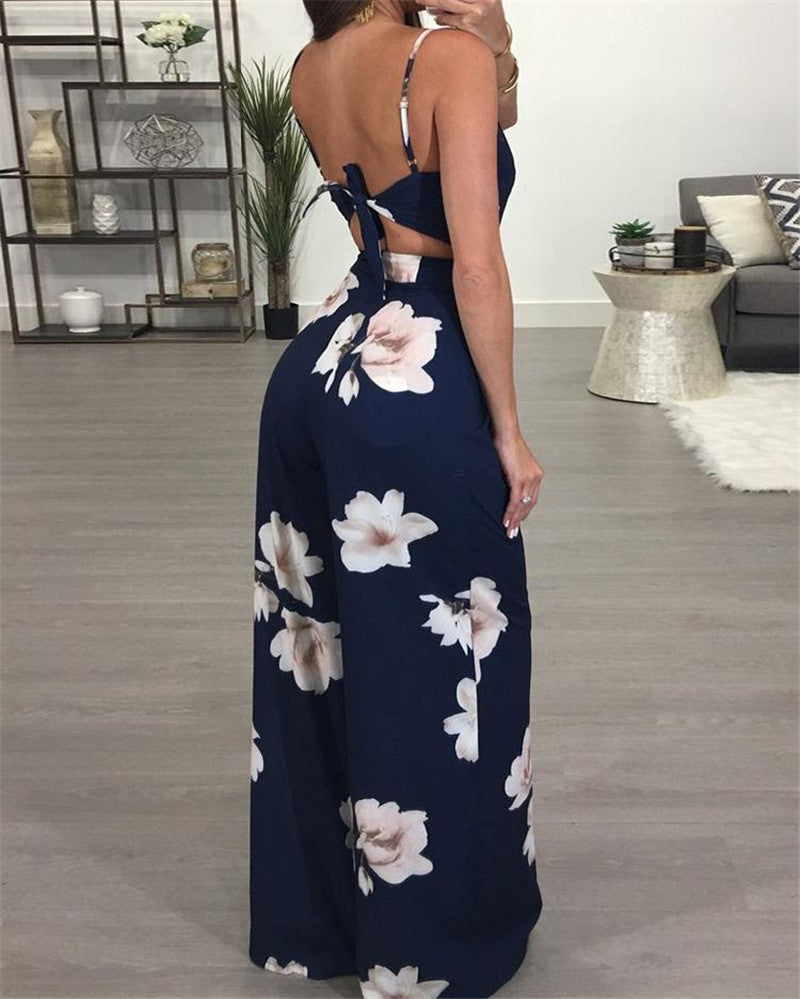 Funki Findz | Pants | Women's Floral Jumpsuit Summer Romper