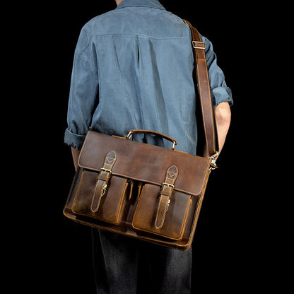 Funki Findz | Bags | Messenger Bags | Men's Leather Laptop Bag