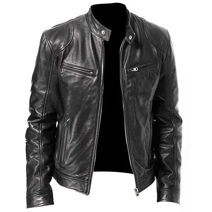 Funki Findz | Jackets | Men's Standing Collar Biker Jackets