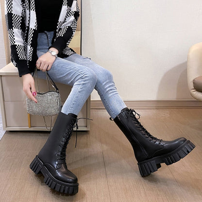 Funki Findz | Boots | Women's Gothic Punk Chunky Platform Boot
