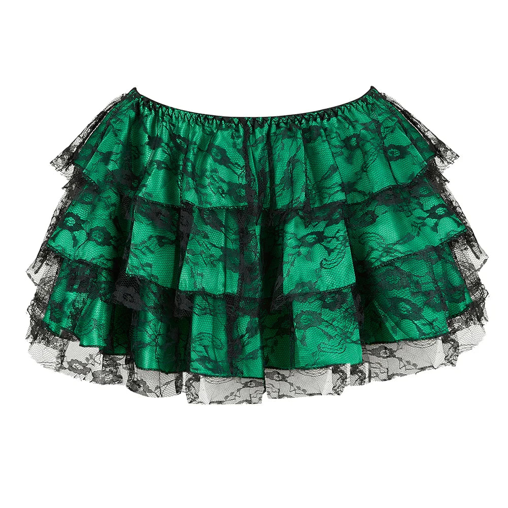 Funki Findz | Dresses | Women's Gothic Satin Lace Corset Dress