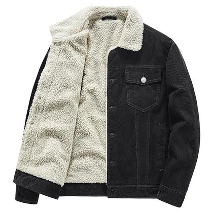 Funki Findz | Jackets | Men's Corduroy Fleece Winter Jacket