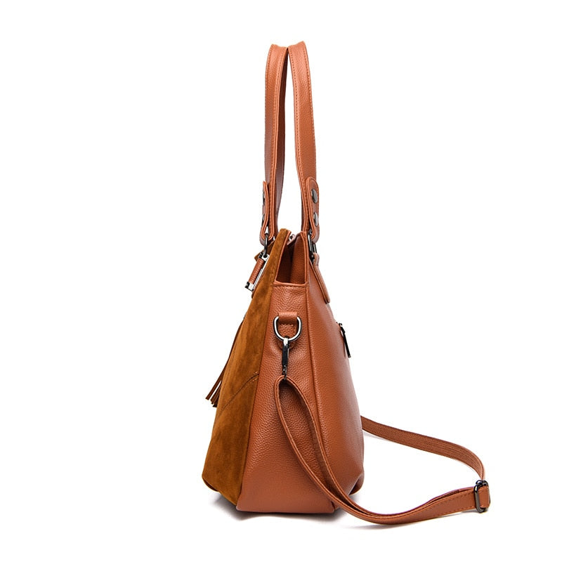 Funki Findz | Bags | Handbags | Women's Suede Shoulder Bag