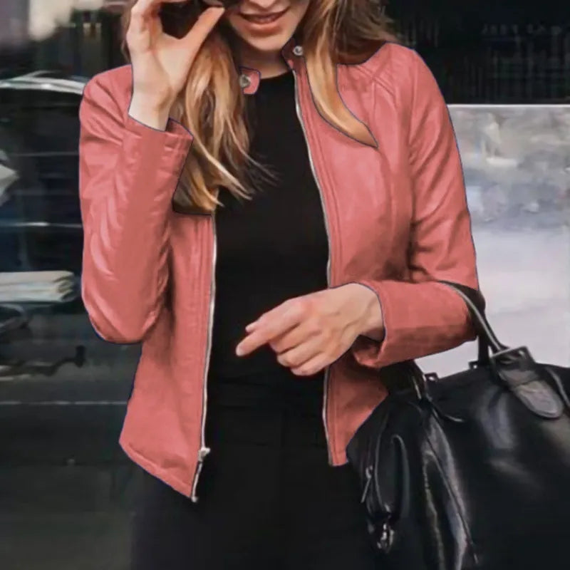 Funki Findz | Jackets | Women's Slim Fit Faux Leather Jackets