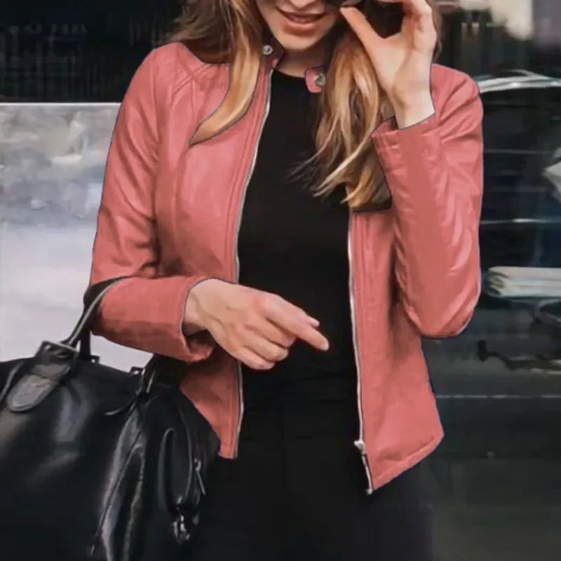 Funki Findz | Jackets | Women's Slim Fit Faux Leather Jackets