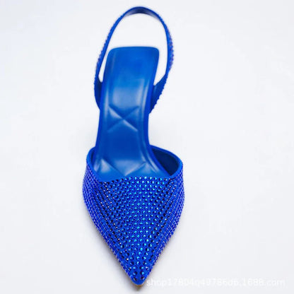 Funki Findz | Shoes | Women's Shiny Beaded Mid Heeled Mules
