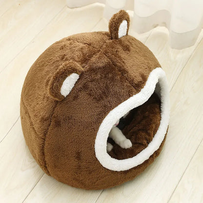 Funki Findz | Pet Beds | Cat Beds | Cute Bear Cat Cave House