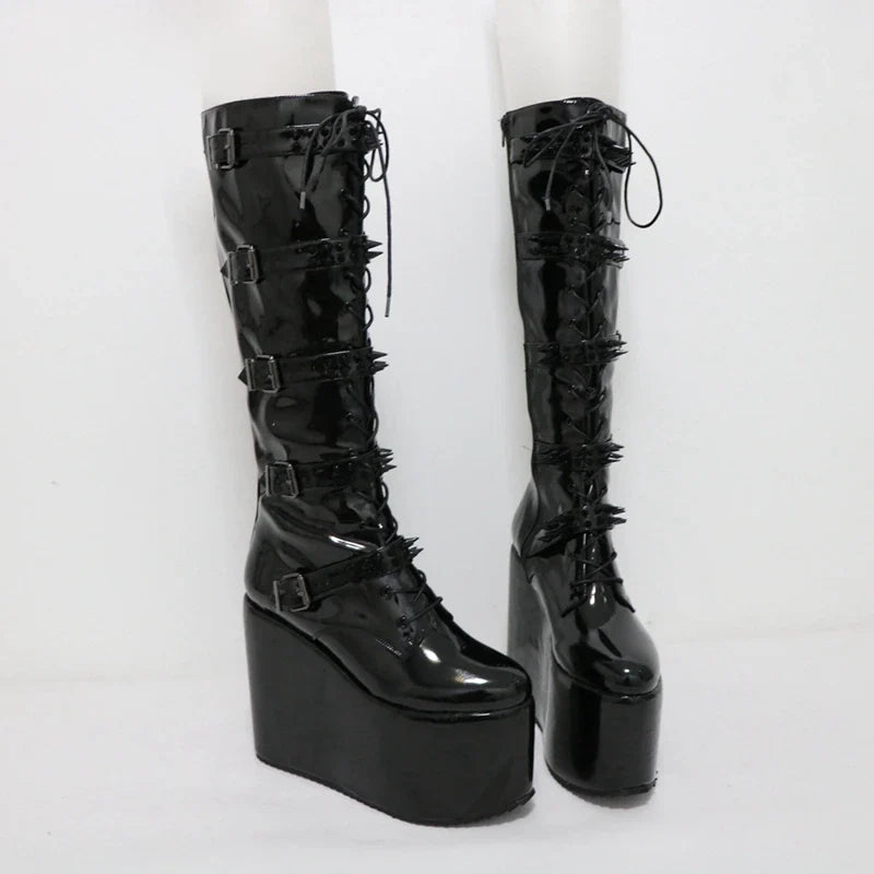 Funki Findz | Boots | Women's Super High Custom Platform Boot