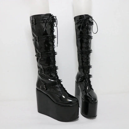 Funki Findz | Boots | Women's Super High Custom Platform Boot