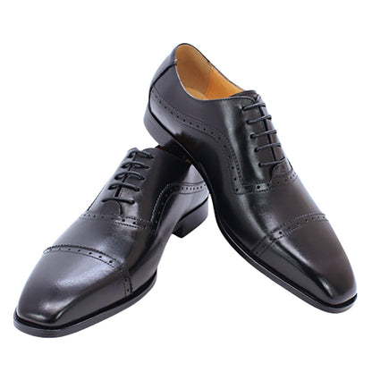 Funki Findz | Shoes | Men's Elegant Leather Oxford Brogue Shoe