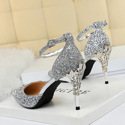 Funki Findz | Shoes | Women's Elegant Party Glitter Sandals