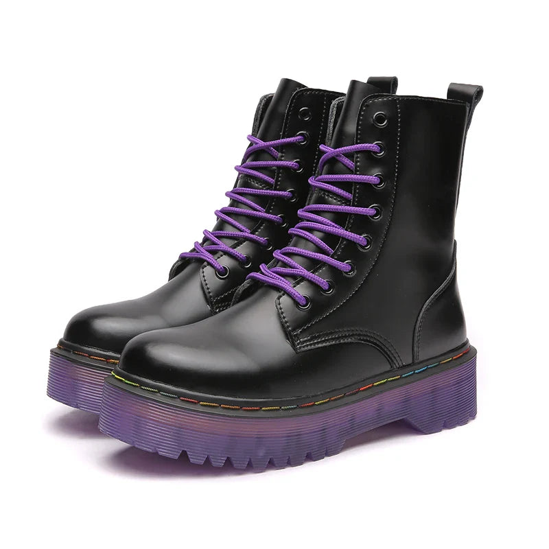 Funki Findz | Boots | Men's Women's 8-Hole Real Leather Boots