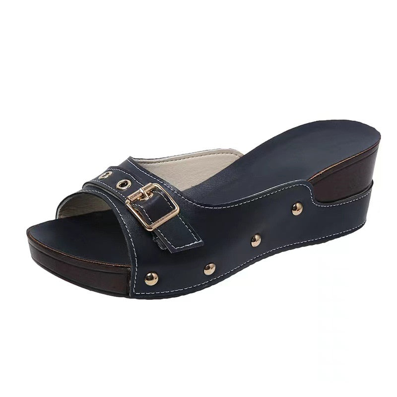 Funki Findz | Shoes | Women's Flat Slip On Slides | Sandals