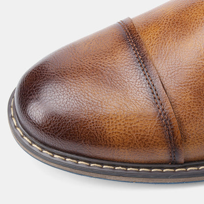 Funki Findz | Boots | Men's Leather Dress Boot | Retro Ankle Boot