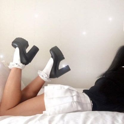 Funki Findz | Shoes | Women's Classic Mary Jane Platform Heels