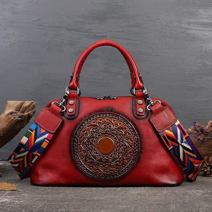 Funki Findz | Bags | Handbags | Women's Boho Leather Tote Bag