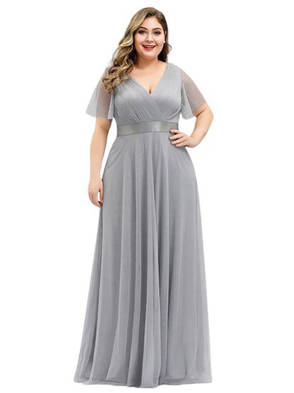 Funki Findz | Dresses | Women's Plus Size Long Evening Dress