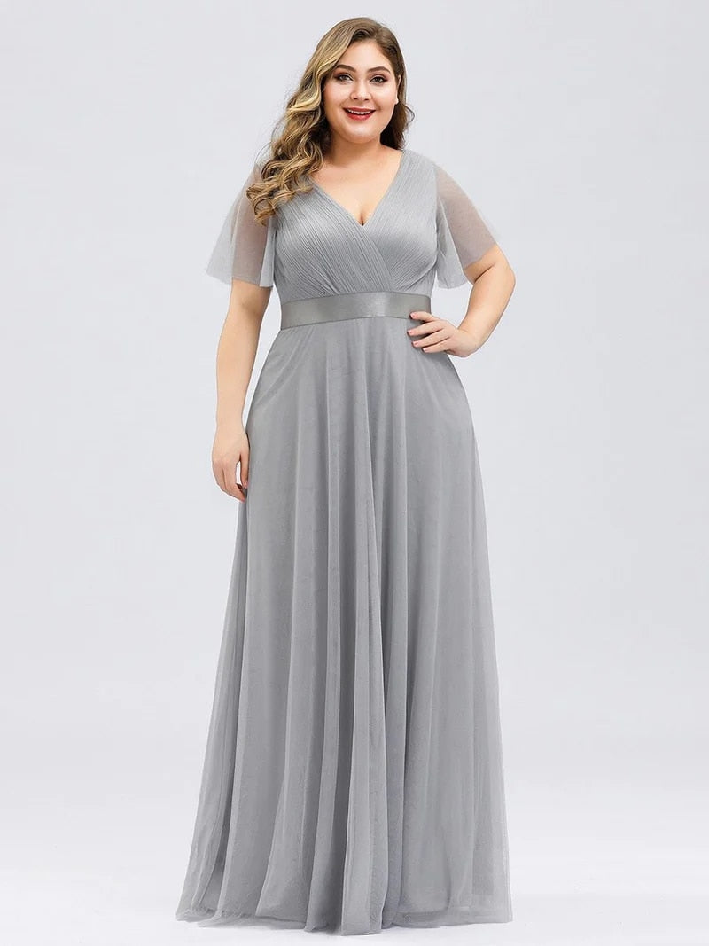 Funki Findz | Dresses | Women's Plus Size Long Evening Dress