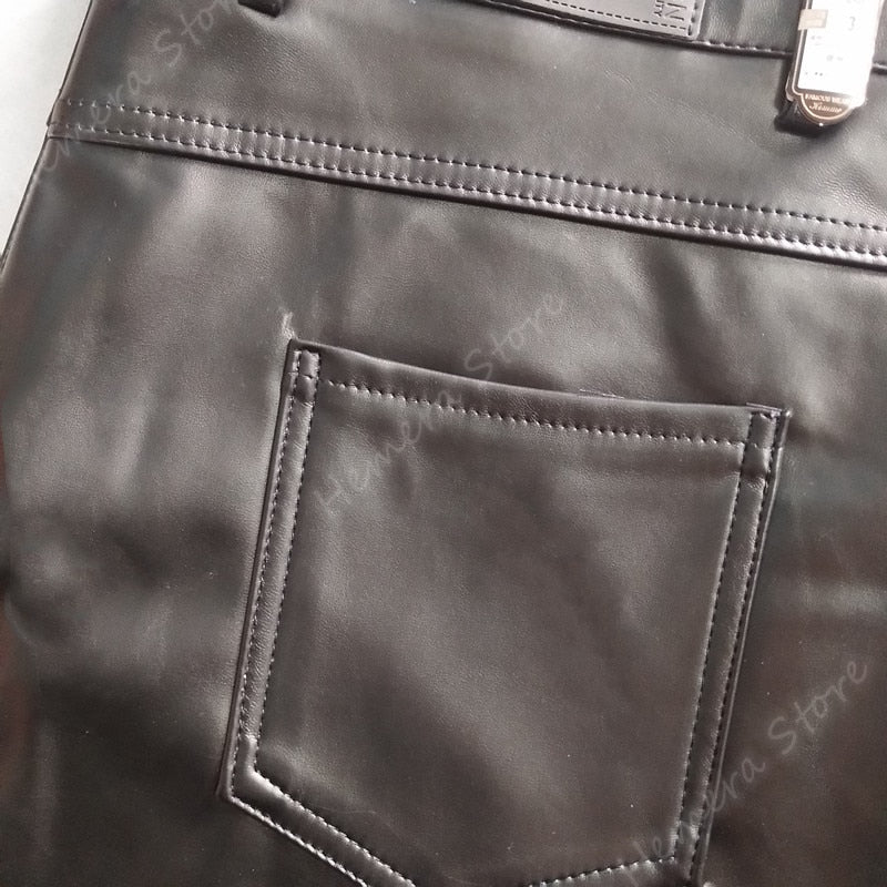 Funki Findz | Pants | Men's Faux Leather Fashion Biker Pants