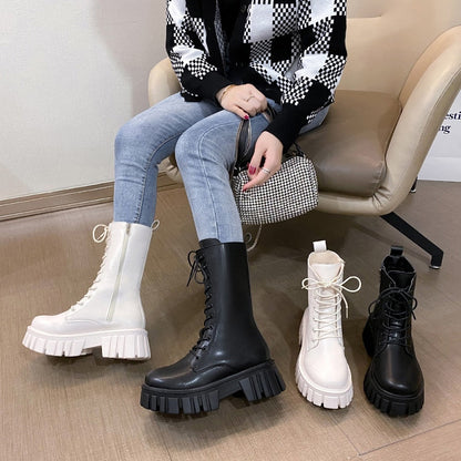 Funki Findz | Boots | Women's Gothic Punk Chunky Platform Boot