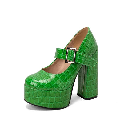 Funki Findz | Shoes | Women's Super-High Mary Jane Platforms