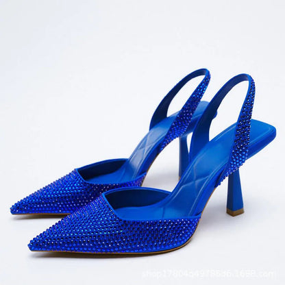 Funki Findz | Shoes | Women's Shiny Beaded Mid Heeled Mules