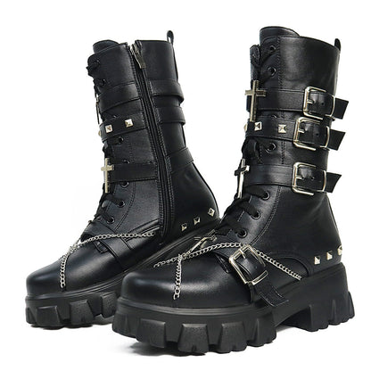 Funki Findz | Boots | Women's New Gothic Style Platform Boots