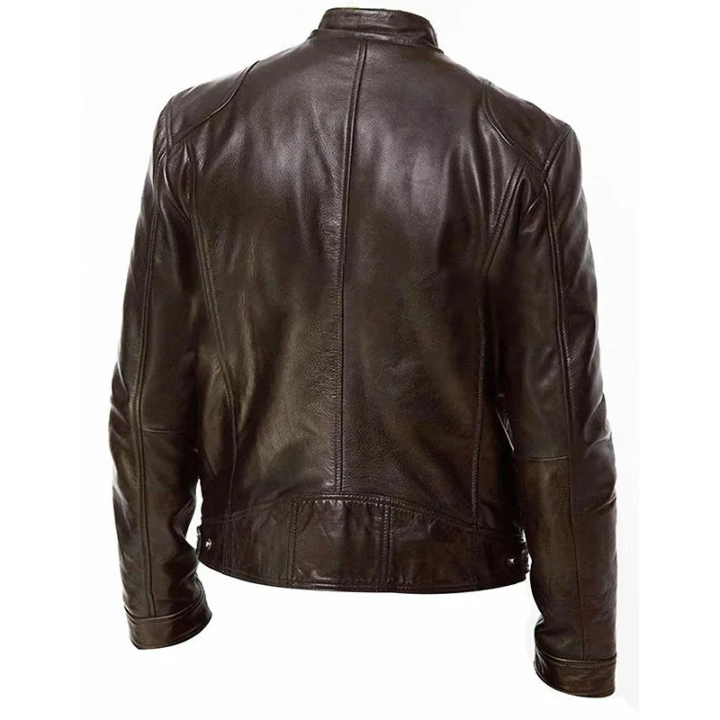 Funki Findz | Jackets | Men's Standing Collar Biker Jackets