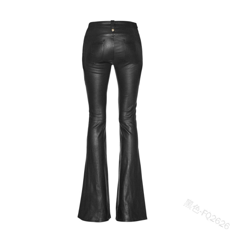 Funki Findz | Pants | Women's Elegant Chic Faux Leather Pants