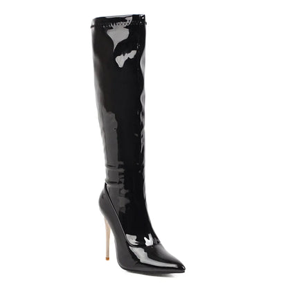 Funki Findz | Boots | Women's Sexy High Zipper Stiletto Boots