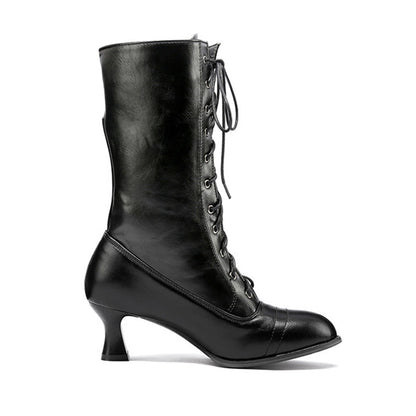 Funki Findz | Boots | Women's Victorian Style Lace Up Boots