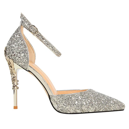 Funki Findz | Shoes | Women's Elegant Party Glitter Sandals