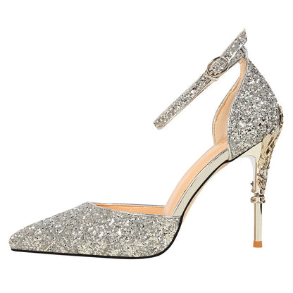 Funki Findz | Shoes | Women's Elegant Party Glitter Sandals