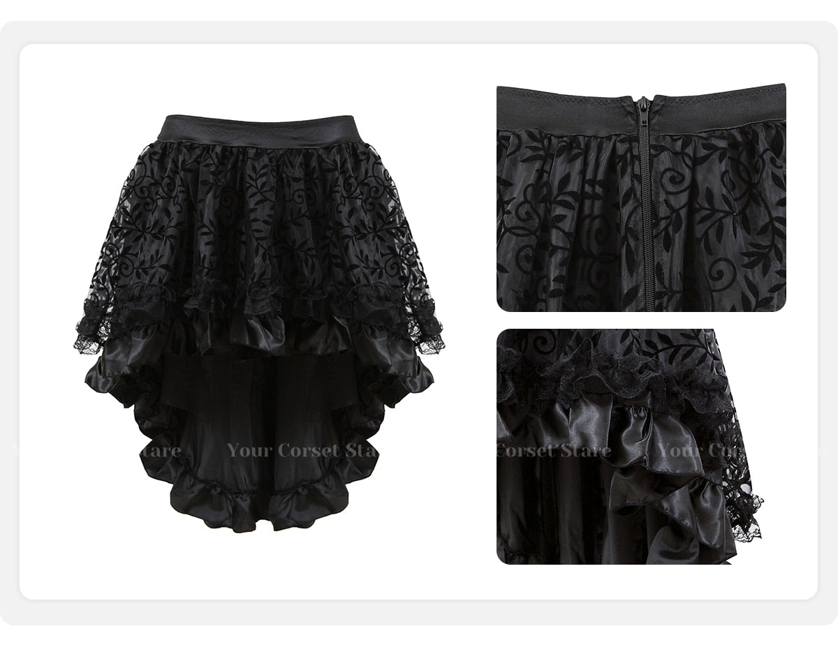 Funki Findz | Dresses | Women's Steampunk Top Corset Skirt Set