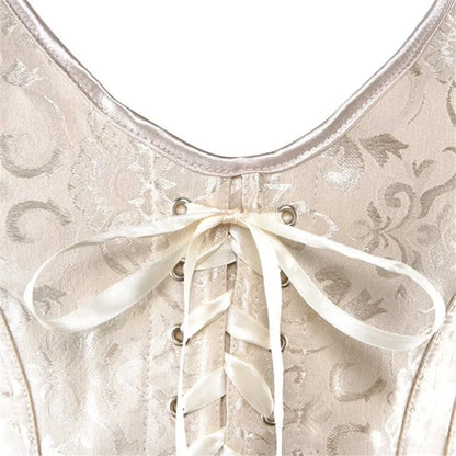 Funki Findz | Lingerie | Women's Victorian Satin Lace Up Corsets
