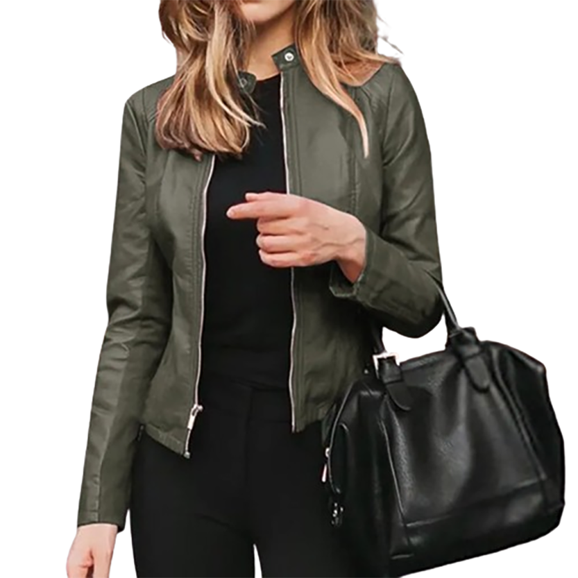 Funki Findz | Jackets | Women's Slim Fit Faux Leather Jackets