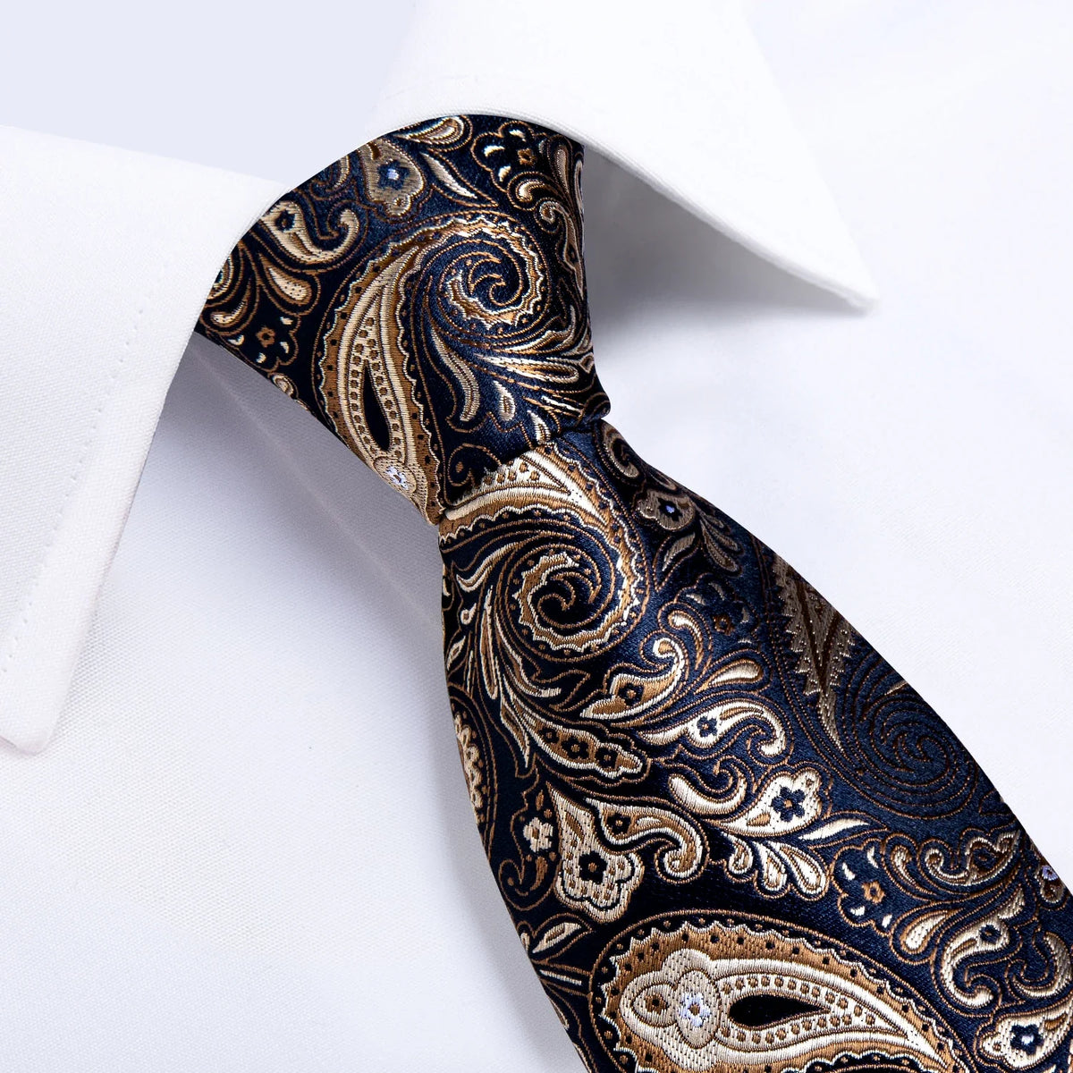 Funki Findz | Neckties | Men's 3Pcs Paisley Wedding Tie Sets