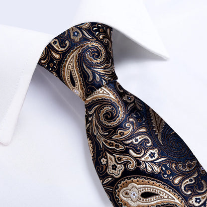 Funki Findz | Neckties | Men's 3Pcs Paisley Wedding Tie Sets