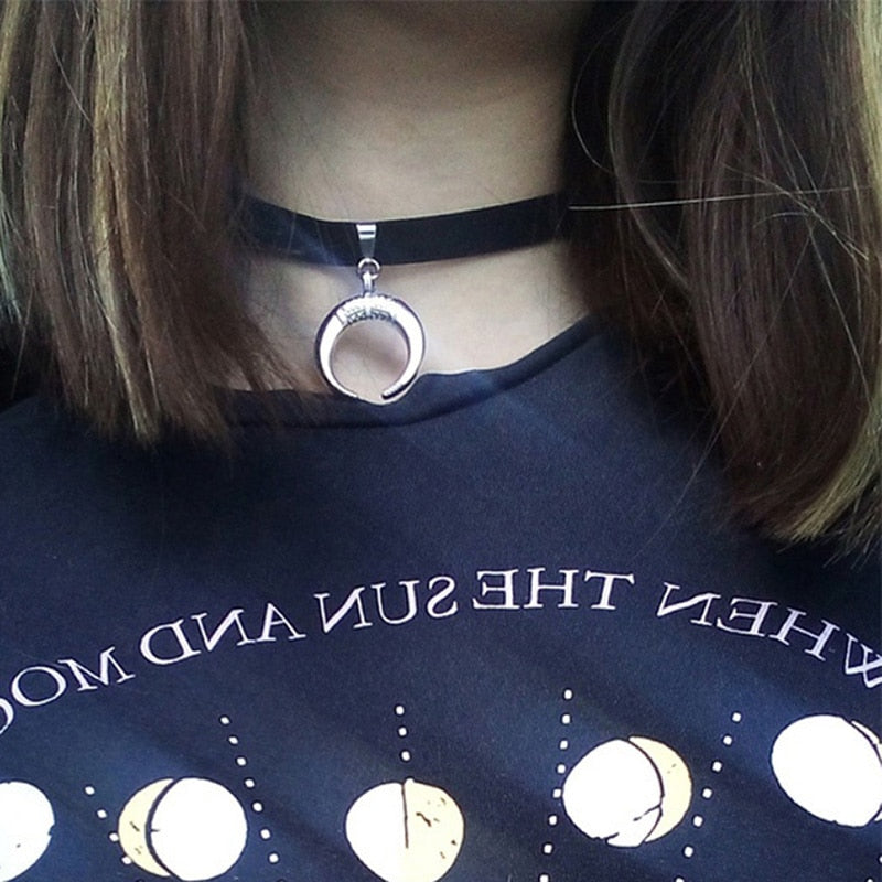 Funki Findz | Necklaces | Women's Black Goth Choker Necklace