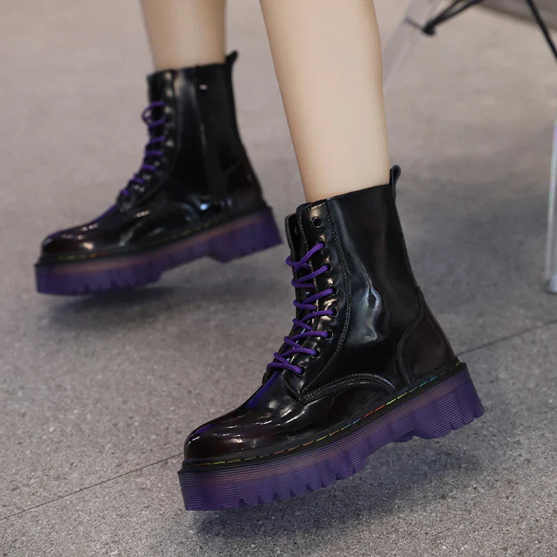 Funki Findz | Boots | Men's Women's 8-Hole Real Leather Boots