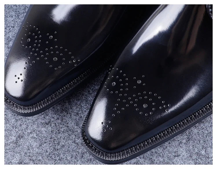 Funki Findz | Shoes | Men's Leather Luxury Formal Dress Shoes